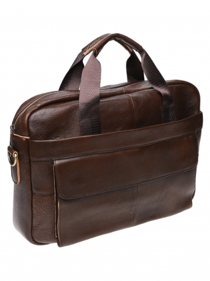 Портфель Borsa Leather модель 1t9036-brown — фото 3 - INTERTOP