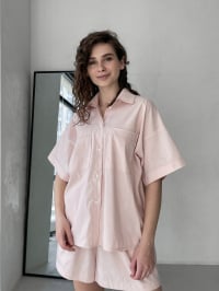 Рожевий - Сорочка Silvio Merlini