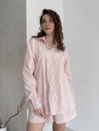 Рожевий - Сорочка Silvio Merlini