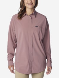 Розовый - Рубашка Columbia Boundless Trek Layering LS