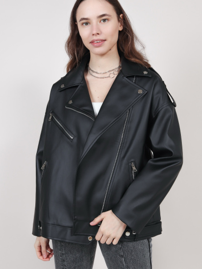 Куртка кожаная Romashka модель 208016201101 — фото - INTERTOP