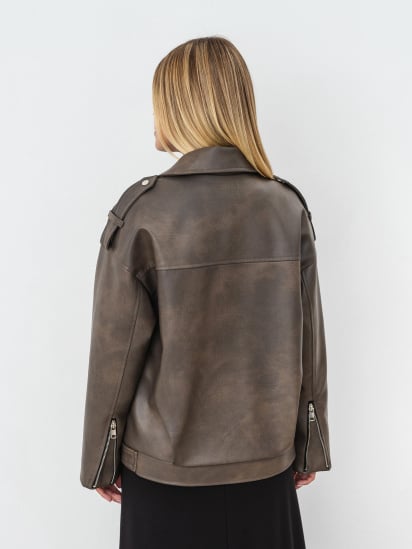 Куртка кожаная Romashka Берлін модель 208016205084 — фото 4 - INTERTOP