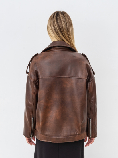 Куртка кожаная Romashka Берлін модель 208018204061 — фото 5 - INTERTOP