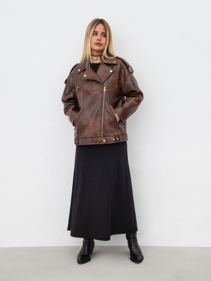 Куртка кожаная Romashka Берлін модель 208018204061 — фото 6 - INTERTOP