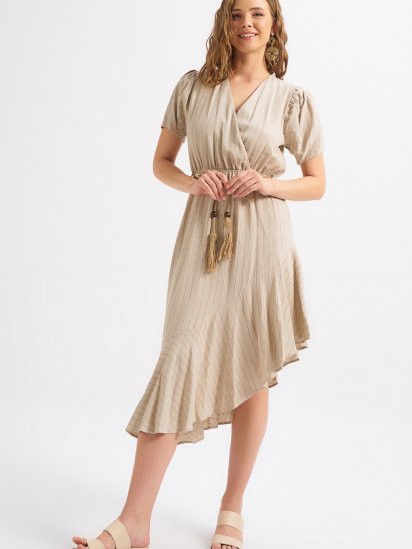 Сукня міді QUZU модель 20Y31266-466 — фото - INTERTOP