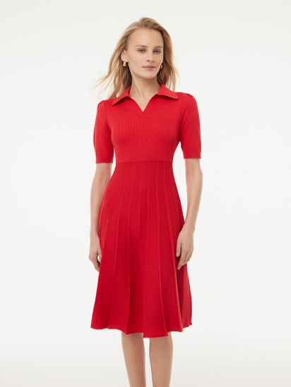Платье миди TRUE RED модель 220302 — фото 3 - INTERTOP
