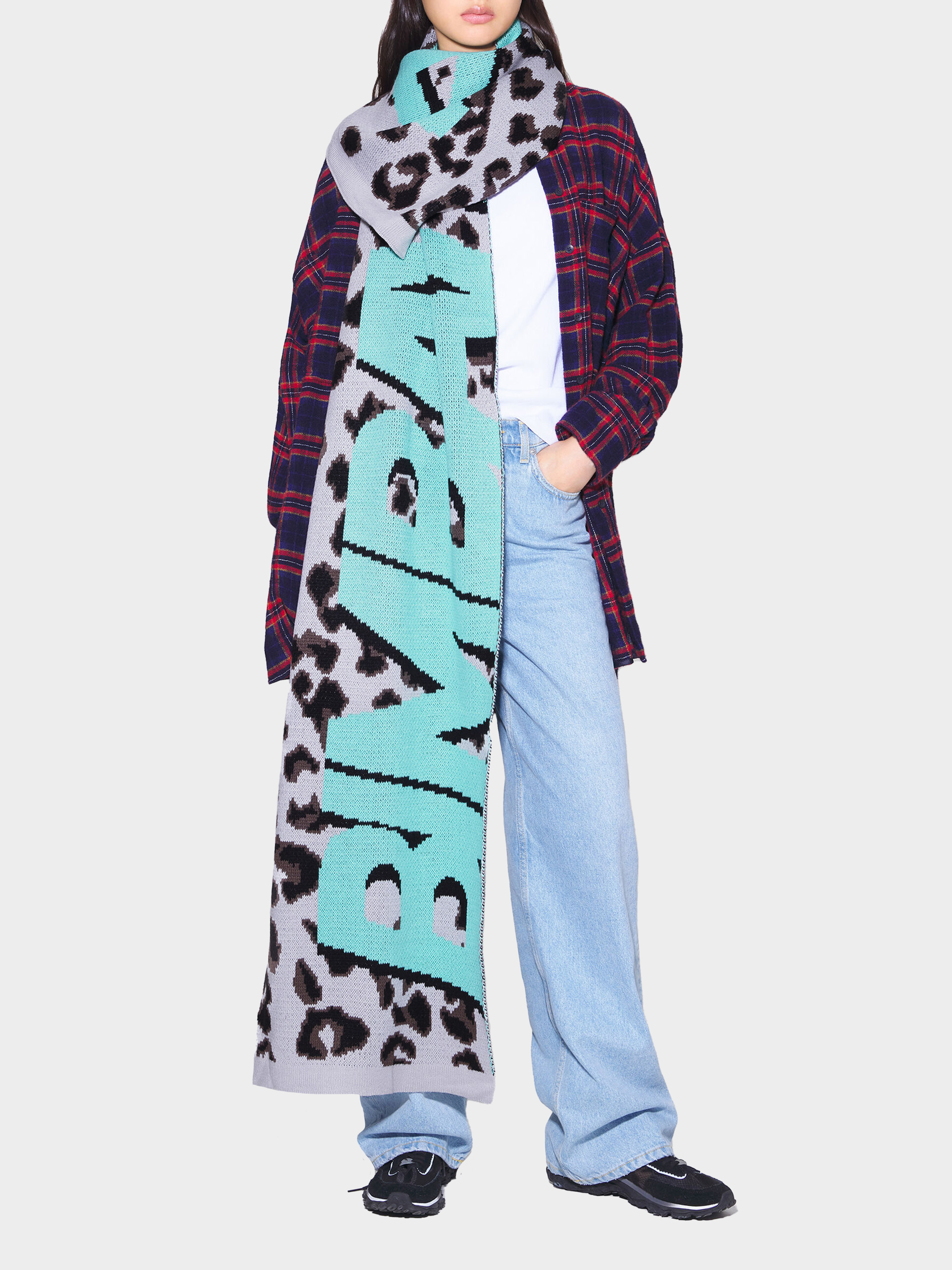 

Bimba Y Lola Шарф (222BABU16.T1510) Женское, цвет - Бирюзовый