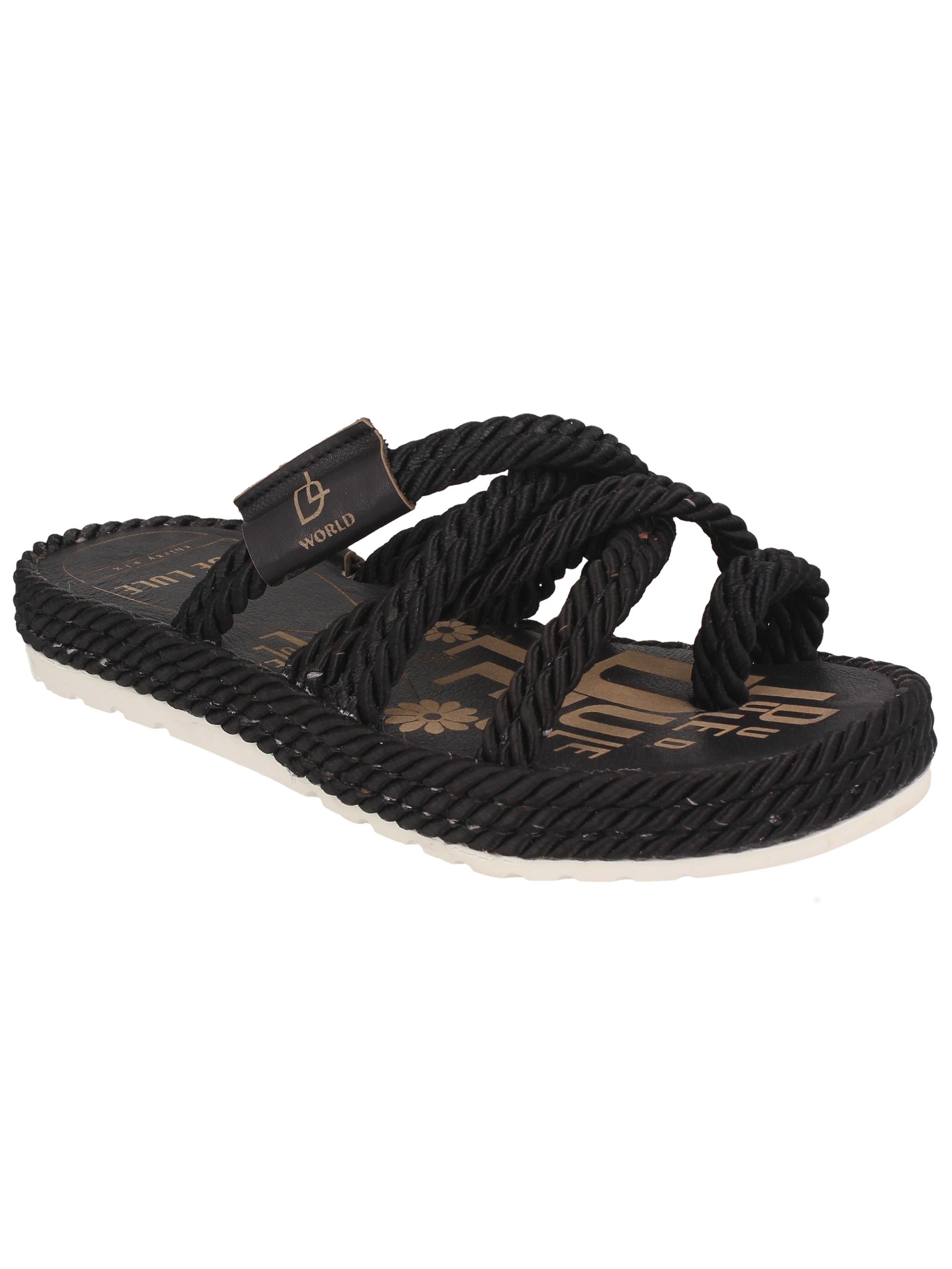 

Las Espadrillas Шльопанці (22410903-27) Жіноче, колір - Чорний