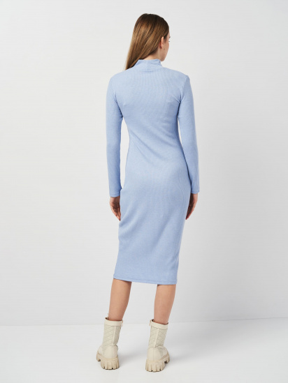 Сукня міді Роза модель 230403_blue — фото - INTERTOP