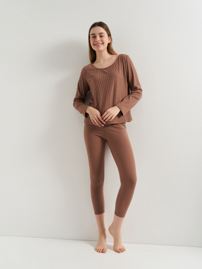 Пижама Роза модель 230439_brown — фото 5 - INTERTOP