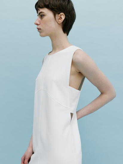 Сукня міні Роза модель 230729_milk — фото 4 - INTERTOP