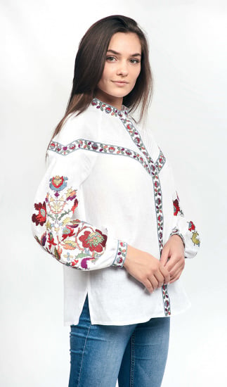 Вышитая рубашка Едельвіка модель 244-20-09 — фото - INTERTOP