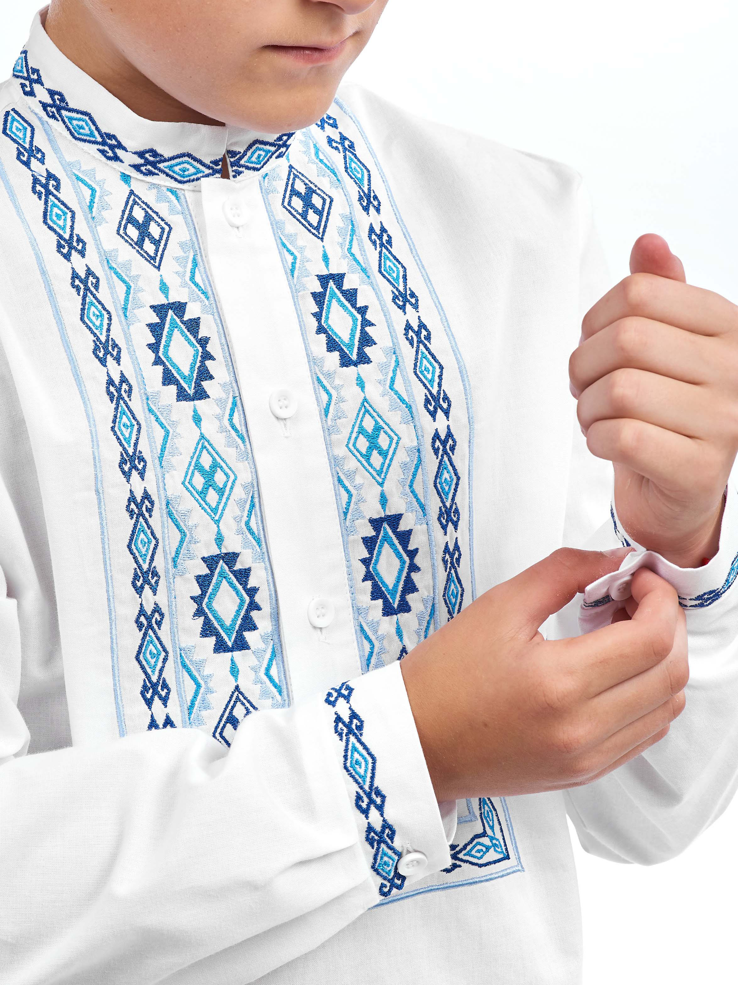 

Едельвіка Рубашка с длинным рукавом (258-19-09) Для мальчиков, цвет - Белый
