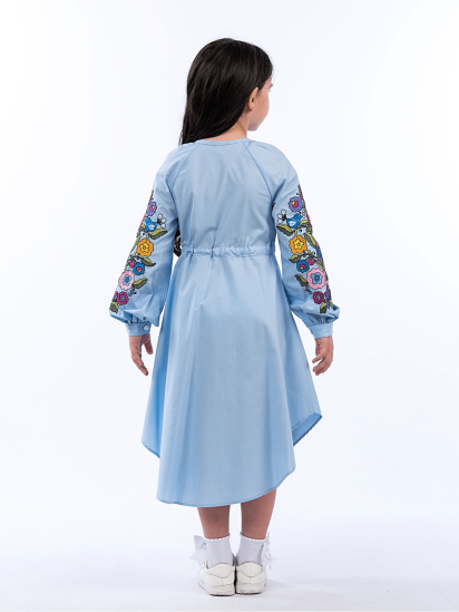 Вышитое платье Едельвіка модель 272-22-09Blue — фото - INTERTOP