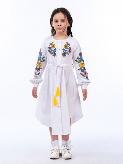 Вишита сукня Едельвіка модель 272-22-09White — фото - INTERTOP