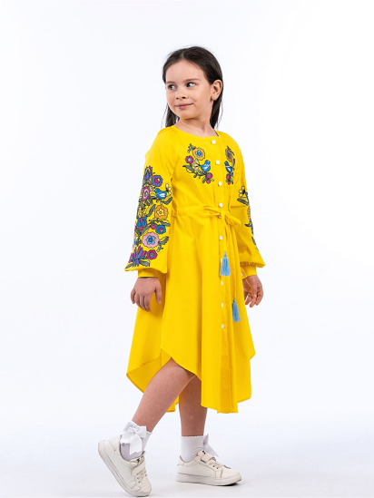 Вишита сукня Едельвіка модель 272-22-09Yellow — фото - INTERTOP