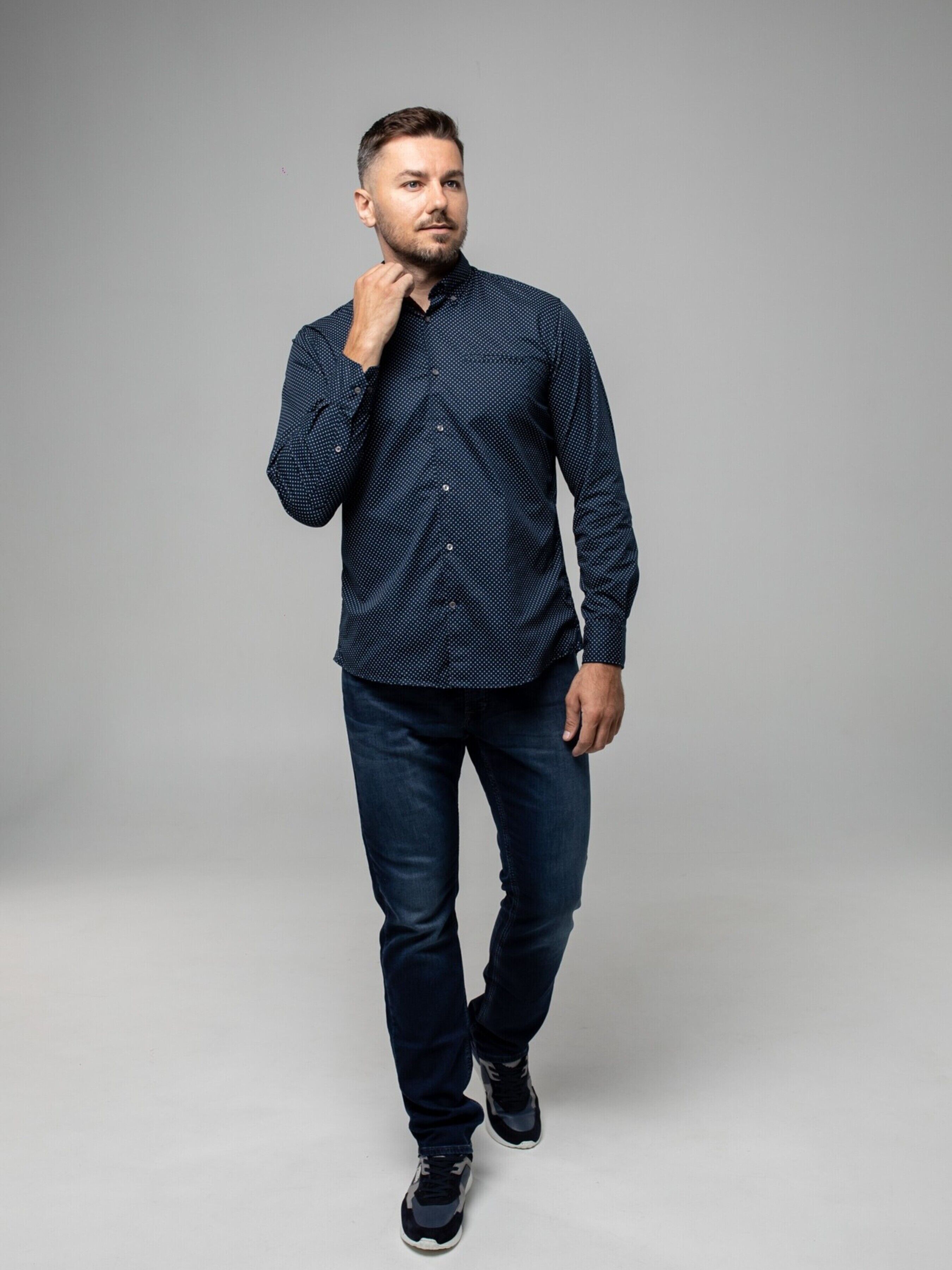 

Pierre Cardin Рубашка с длинным рукавом (27351.9041.5893) Мужское, цвет - Синий