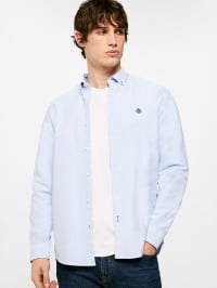 Голубой - Рубашка SPRINGFIELD