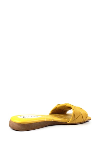 Шлепанцы It-girl модель 2804-U29-yellow — фото 5 - INTERTOP