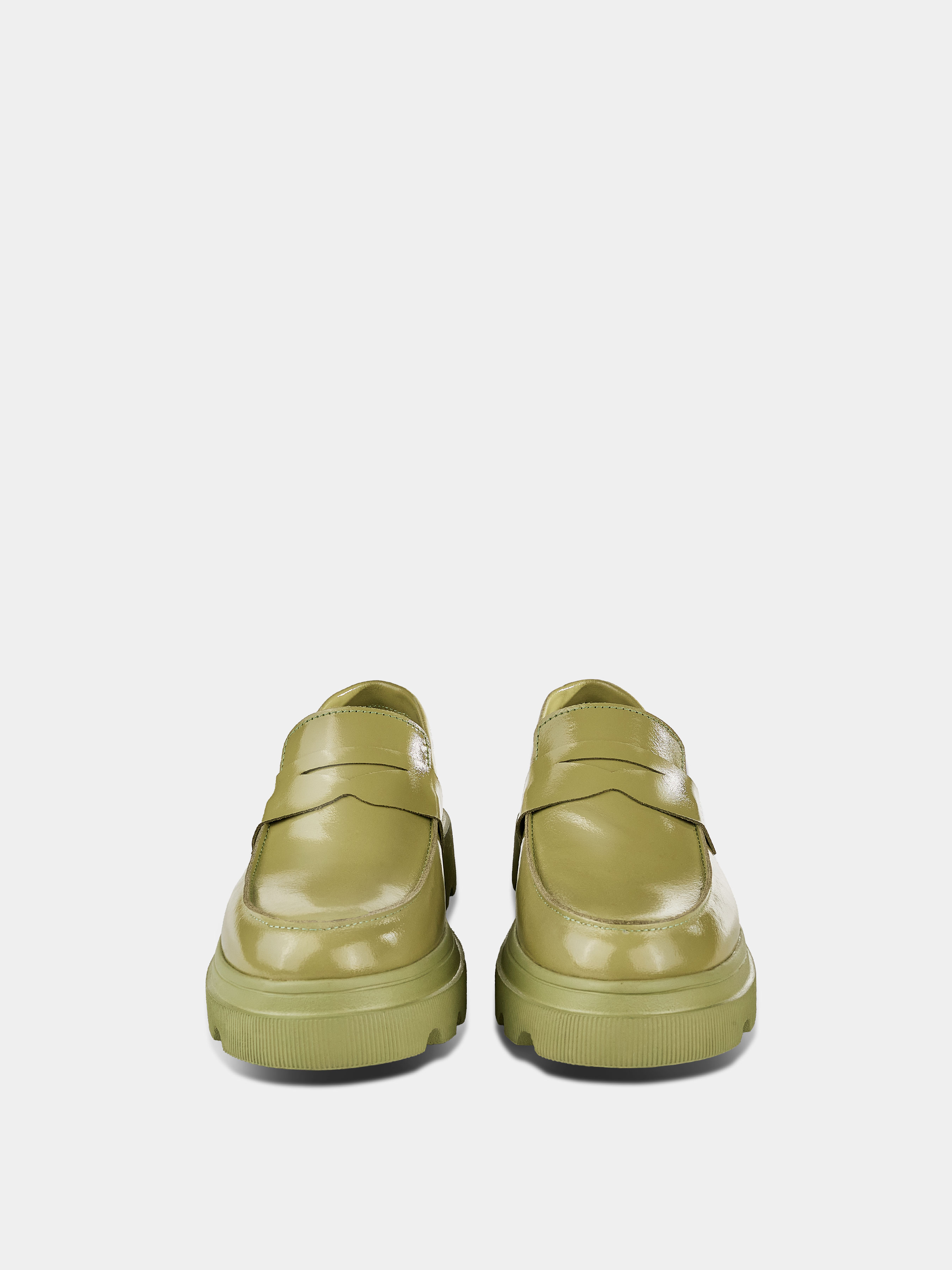 

PAPAYA Лофери (2885-olive) Жіноче, колір - Зелений, матеріал - шкіра/gore-tex