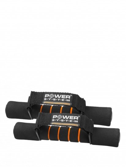 Набор гантелей PowerSystem модель PS-4010_Black-Orange — фото - INTERTOP