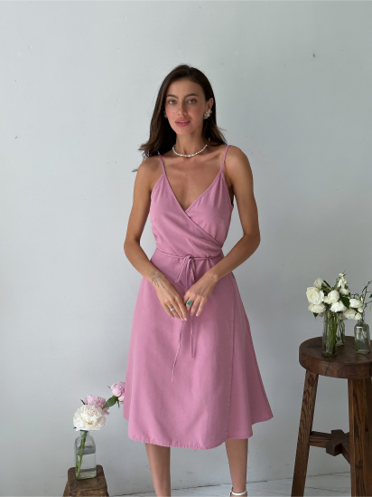 Платье миди Прованс модель 30008 — фото 6 - INTERTOP