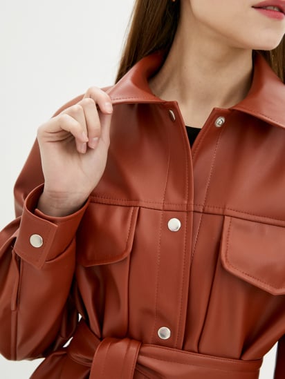 Куртка кожаная Danna модель 3021RJ — фото - INTERTOP