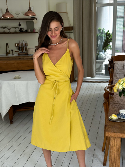 Платье миди Прованс модель 30381 — фото - INTERTOP