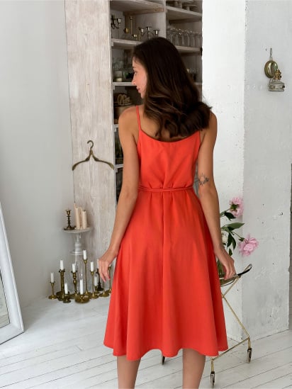 Платье миди Прованс модель 30389 — фото - INTERTOP
