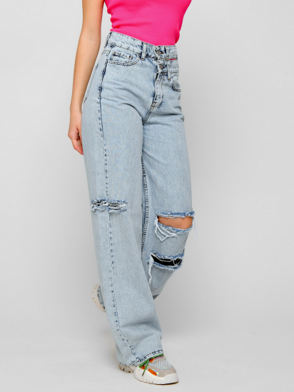 Широкие джинсы CARICA модель 3189711 — фото 4 - INTERTOP