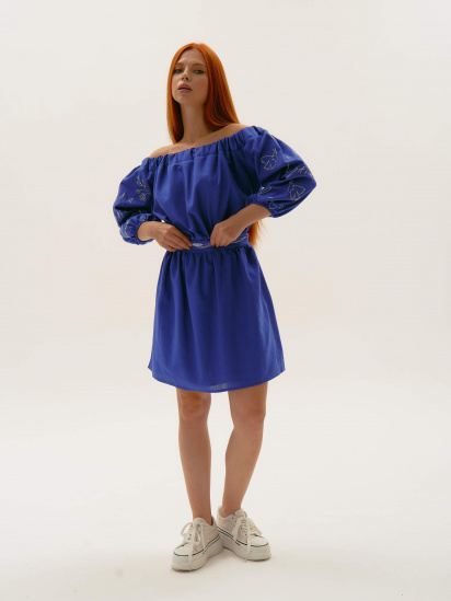 Вышитое платье Pupu модель 320415 — фото 4 - INTERTOP