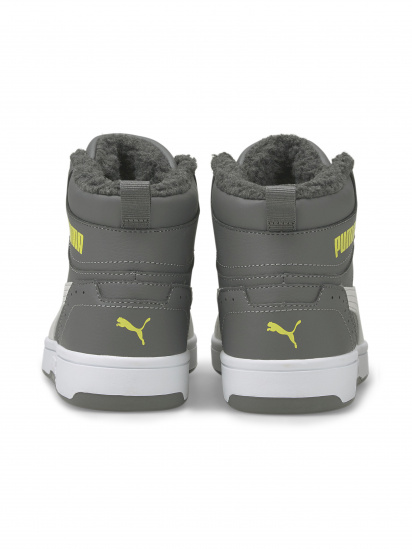 Кеди високі PUMA Rebound Joy Fur Jr модель 375477 — фото 3 - INTERTOP