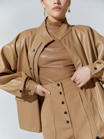 Куртка кожаная Gepur модель 37887 — фото 4 - INTERTOP