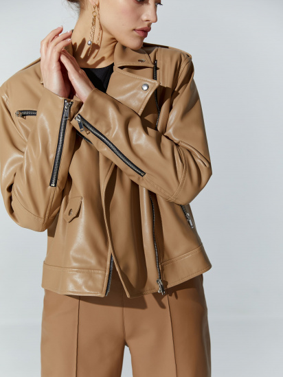 Шкіряна куртка Gepur модель 37888 — фото 3 - INTERTOP