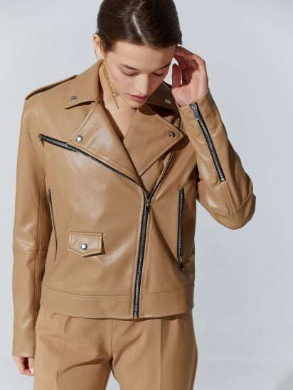 Шкіряна куртка Gepur модель 37888 — фото - INTERTOP