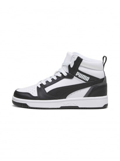 Кроссовки PUMA Rebound V6 Mid Jr модель 393831 — фото 4 - INTERTOP