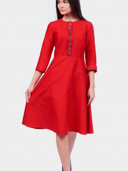 Платье миди Едельвіка модель 399-19-00 — фото 3 - INTERTOP