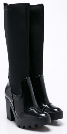 Сапоги и ботфорты Calvin Klein Jeans модель R0588/BLK — фото - INTERTOP