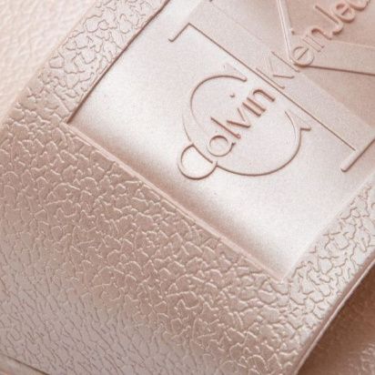Шльопанці на пласкій підошві Calvin Klein Jeans модель RE9854/PNK — фото 4 - INTERTOP