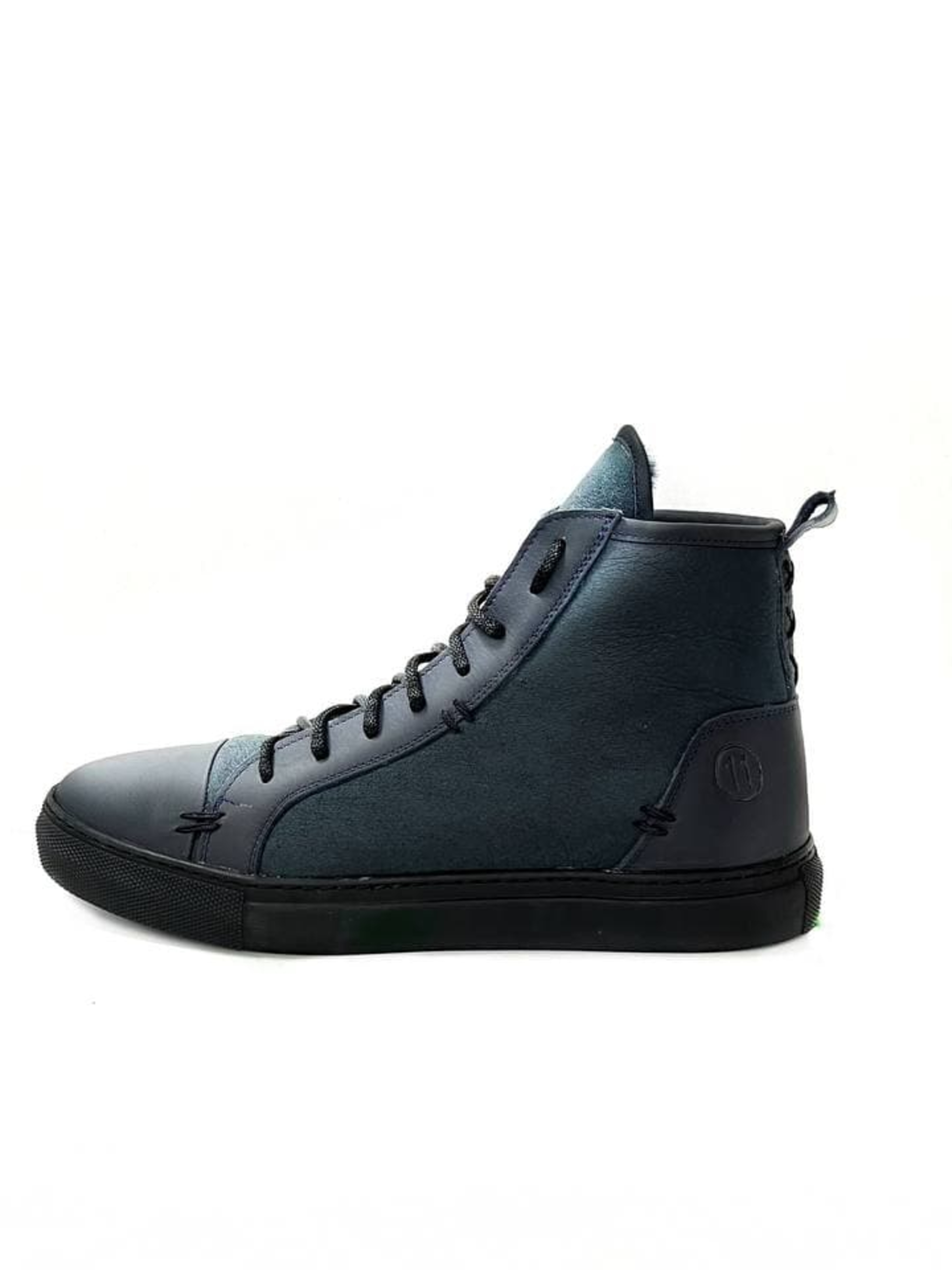 

Eleven11Shoes Кеды высокие (40-1588-081) Унисекс, цвет - Синий, материал - Мех