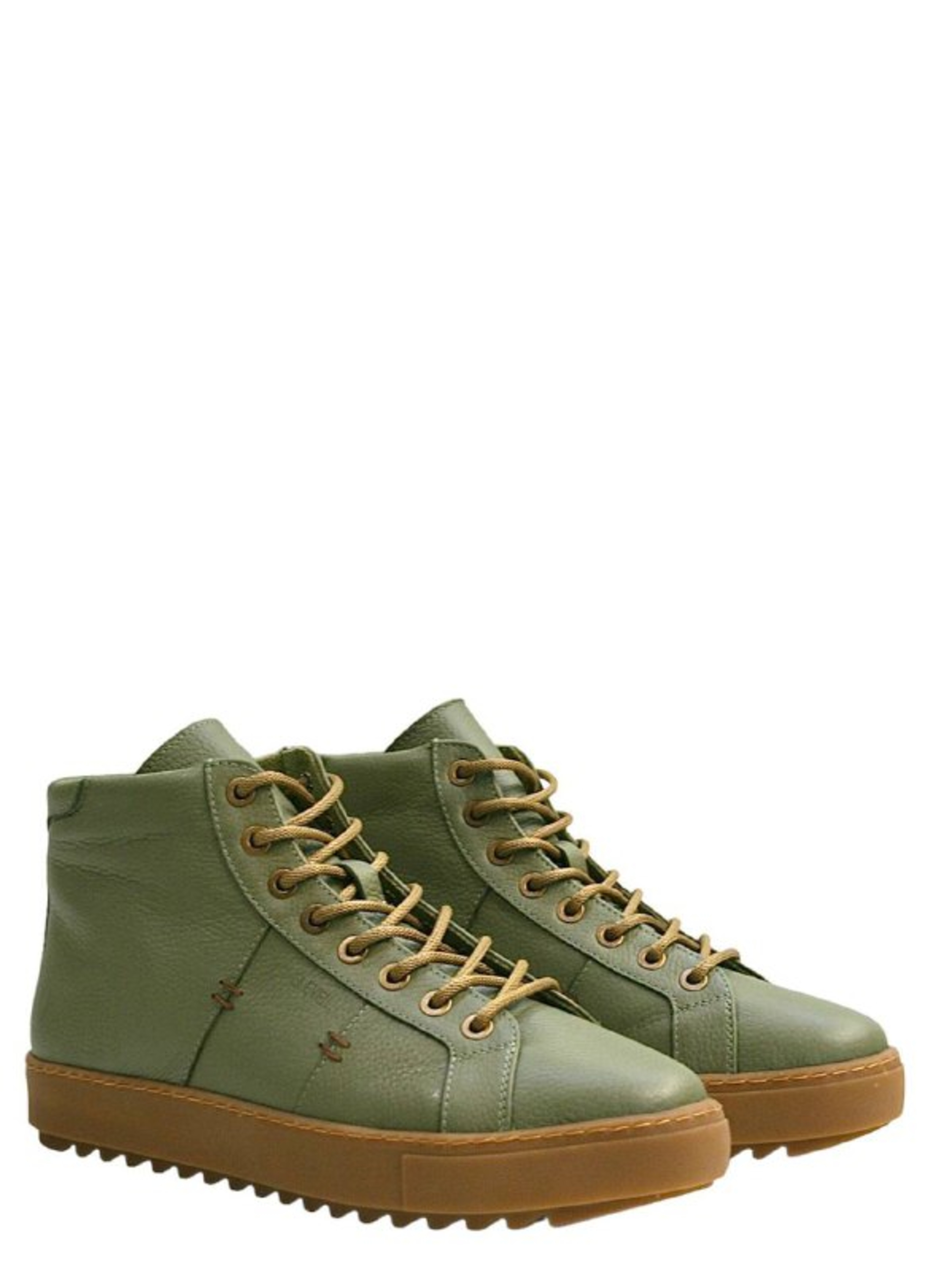 

Eleven11Shoes Кеды высокие (40-810.445) Мужское, цвет - Зелёный, материал - мех
