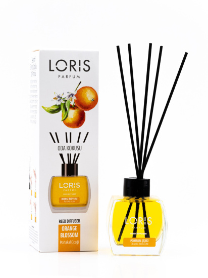 Loris parfum ­Аромадифузор Квіти апельсина з чорними паличками модель 400011 — фото - INTERTOP