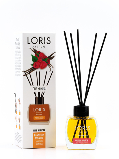 Loris parfum ­Аромадиффузор Малина и Ваниль с черными палочками модель 400043 — фото - INTERTOP