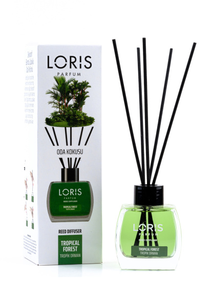 Loris parfum ­Аромадифузор Тропічний ліс з чорними паличками модель 400071 — фото - INTERTOP