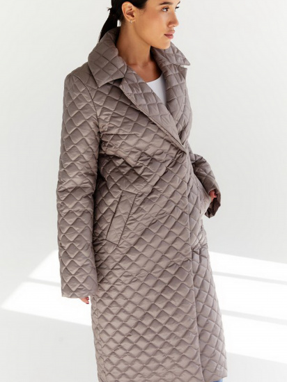 Пальто с утеплителем Gepur модель 40254 — фото 3 - INTERTOP
