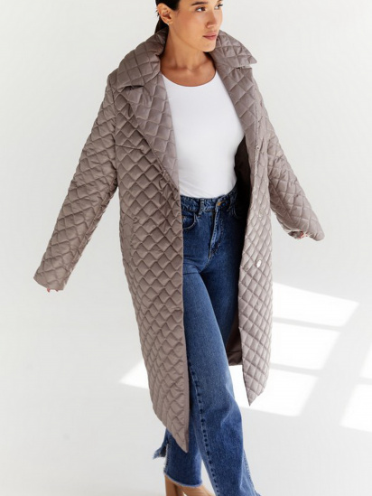 Пальто с утеплителем Gepur модель 40254 — фото 4 - INTERTOP