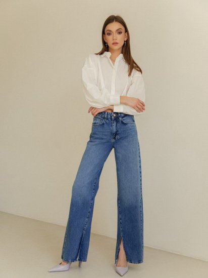 Широкие джинсы Gepur модель 41670 — фото 8 - INTERTOP