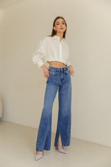 Широкие джинсы Gepur модель 41670 — фото - INTERTOP