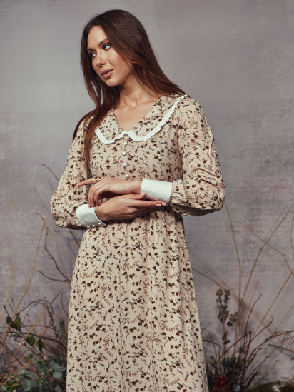 Платье миди Gepur модель 42916 — фото 4 - INTERTOP