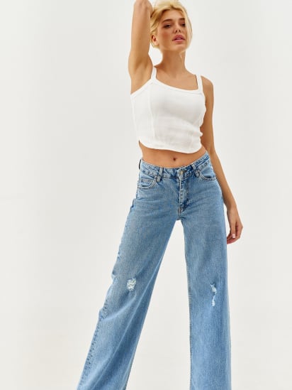 Расклешенные джинсы Gepur модель 44144 — фото - INTERTOP